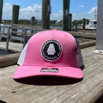 RubberLabel Hat Pink/White